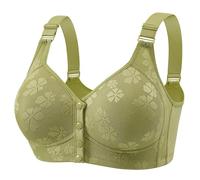 riou Sujetadores Mujer Push Up Sin Aros con Cuello En V Bandolera Ajustable Bralett con Tirantes Sujetador Deportivo Mujer Transpirable Sujetadores Elastizado Sexy Diario