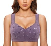 riou Sujetadores Mujer Push Up Tallas Grandes Cómodo Encaje Sexy Sujetador Delantero Abierto Bralette sin anillo de acero Chica Dama Chaleco Yoga Fitness Top Mujeres Fiesta Valentin Regalos