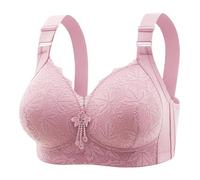 riou Sujetadores Mujer Push Up Tallas Grandes sin Aros Sujetador Deportivo Alto Impacto Ajustable Encaje V Profundo Estampado Bra Suave y Cómodo Tank Top Vestido de Boda de Noche