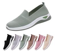 riou Zapatillas Deportivas Mujer Running Deporte Casual Calzado Cómodos Correr Estudiante Ligeros Transpirable Antideslizante Zapatillas Zapatos de Trabajo Aumentar Más Altos Sneakers