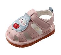 riou Zapatos Primeros Pasos bebé Infantil Lindo Dibujos Animados Sandalias Punta Abierta Zapatos de Playa Casual Bohemia Suave Fondo plano Pantuflas Infantiles Variedad Estilos