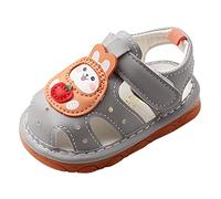 riou Zapatos Primeros Pasos bebé Infantil Lindo Dibujos Animados Sandalias Punta Abierta Zapatos de Playa Casual Bohemia Suave Fondo plano Pantuflas Infantiles Variedad Estilos