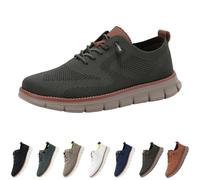 riou Zapatos Wearbreeze for Hombre, Zapatos Ortopédicos Urbanos Ultra Cómodos, Breeze Urban Zapatos Hombre, Zapatos Casuales de Malla Transpirable for Caminar
