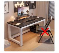 RiouPsithuric Escritorio de oficina industrial vintage, mesa de computadora moderna para el hogar y juegos, acabado de nogal, 55.1 x 19.6 pulgadas, perfecto para estudiantes y configuración de oficina