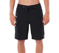 RIP CURL Mens Mirage Core Boardshorts Board Sailing Boating Watersports Shorts - Negro - Tela teñida con Hilo - Cremallera Lateral