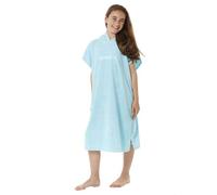 RIP CURL 2024 Girls Classic Surf Hooded Towel Change Robe/Poncho 00CGTO - Sky Blue Junior Size - S