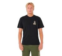 RIP CURL 2025 Hombres Vaporcool Search Stack tee 0K5MTE - Black/Oliva