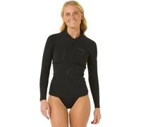 RIP CURL 2025 Mujer Dawn Patrol 1.5mm Front Zip Chaqueta 119WWJ - Black