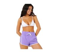 RIP CURL 2025 Mujer Pantalones Cortos Volley Retro 3" De Cintura Alta 01QWBO - Purple