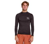 Rip Curl 2026 Hombres Camiseta Sin Mangas De Licra Streamline UPF De Manga Larga 171MRV - Black