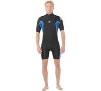 Rip Curl 2026 Hombres Dawn Patrol 2mm Chest Zip Shorty Neopreno 11RMSP - Electric Cobalt