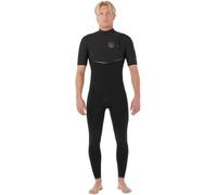 RIP CURL 2026 Hombres E-Bomb 2/2mm Zip Free Manga Corta Neopreno 17XMFS - Black
