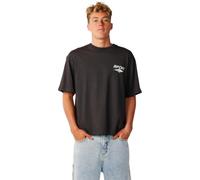 RIP CURL 2026 Hombres Herencia Ícono Camiseta 12FMTE - Washed Black