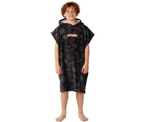 RIP CURL 2026 Junior Sesiones Hooded Toalla 00DBTO - Washed Black