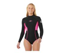 Rip Curl 2026 Mujer Steph Gilmore G-Bomb 1.5mm Manga Larga Back Zip Traje De Primavera 14CWSP - Black/Pink