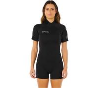 RIP CURL 2026 Mujer Trad 2mm Back Zip Shorty Neopreno 14LWSP - Black