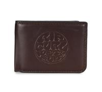 Rip Curl Billetera De Cuero Slim Surf Premium RFID Marrón Bifold