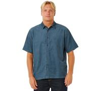 Rip Curl Camisa de manga corta para hombre Premium SURF, azul, M