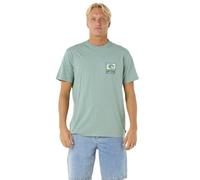 Rip Curl Camiseta de Cuello Redondo con Logotipo de Ajuste Relajado para Hombre