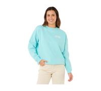 RIP CURL Camiseta de Cuello Redondo Inspirada en Surf Puff para Mujer 2026, Azul Marino Claro