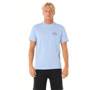 Camiseta rip curl staple tee hombre ice azul M