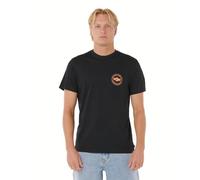 Rip Curl Camiseta gráfica de Manga Corta con Cuello Redondo para Hombre, Ajuste estándar, Grapa Negra, Medium