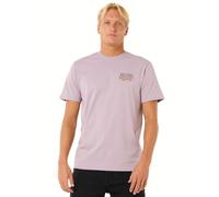 Rip Curl Camiseta gráfica de Manga Corta con Cuello Redondo para Hombre, Ajuste estándar, Smokey Grape Surf Paradise, X-Large
