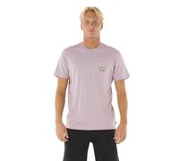 Rip Curl Camiseta gráfica de manga corta con cuello redondo para hombre, ajuste estándar, Smokey Grape Surf Paradise, X-Large