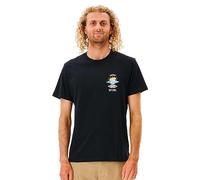 Rip Curl Search Icon T-Shirt Camisa, Negro, XXL para Hombre