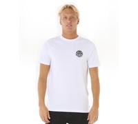 Rip Curl Camiseta Wettie Icon para Hombre, Blanco óptico 251, L