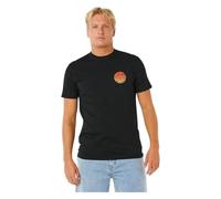 RIP CURL Camiseta Wettie Passage Icon 10EMTE para hombre, color negro, talla S