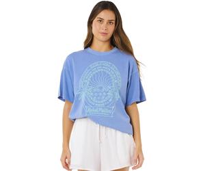 Rip Curl - Camisetas mujer - Hotel Malibu Heritage Tee Cornflower Blue para Mujer - Talla M - Azul Azul M