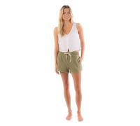 RIP CURL Casual Beach Pull-on with Drawstring & Pockets, Comfortable Summer Shorts Pantalones Cortos, Vetiver, XS para Mujer