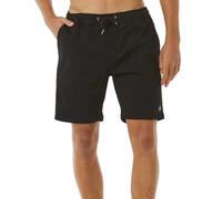Rip Curl Classic Surf - Pantalones cortos de voleibol de 19 pulgadas, color negro, Negro -, Large