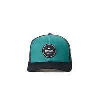 Rip Curl Curve Peak, gorra de camionero estructurada, gorra de béisbol de malla para hombre, ajustable, Negro/Azul Rutina Otoño, talla única