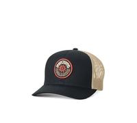 Rip Curl Curve Peak, Structured Trucker Hat, Mesh Snapback Baseball Cap for Men, Adjustable Gorro/Sombrero, Negro/Caqui 261, Talla única para Hombre