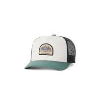 Rip Curl Curve Peak, Structured Trucker Hat, Mesh Snapback Baseball Cap for Men, Adjustable Gorro/Sombrero, Hueso/Aloe 261, Talla única para Hombre