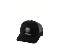 Rip Curl Curve Peak, Structured Trucker Hat, Mesh Snapback Baseball Cap For Men, Adjustable Gorro/Sombrero, Negro/Azul Exc, Talla única Hombres