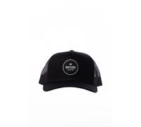 RIP CURL Curve Peak, Structured Trucker Hat, Mesh Snapback Baseball Cap for Men, Adjustable Gorro/Sombrero, Negro Exc, Talla única para Hombre