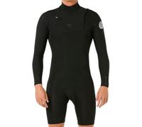 RIP CURL Dawn Patrol 2/2 LS Chest Zip Shorty 2025 Black, L