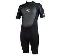 Rip Curl Dawn Patrol manga corta primavera traje, Unisex, Black/Black/Silver, XXL