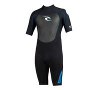 Rip Curl Dawn Patrol manga corta primavera traje, unisex, negro/azul/blanco, mediano