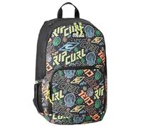 Rip Curl Evo 24L Mochila escolar CM1 CM2 y ocio niño | 30 x 46 x 17 cm | Poliéster reciclado | Estampado negro/multicolor