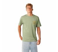RIP CURL Fade out Icon Short Sleeve T-Shirt L