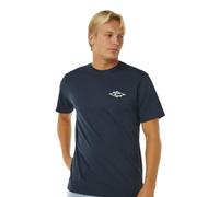 Rip Curl Hazey Days - Camiseta de manga corta para hombre, color azul marino oscuro