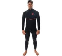 RIP CURL Mens Flashbomb Fusion 4/3mm Zip Free Wetsuit 15PMFS - Black Rip Curl Mens Size - M