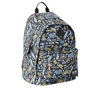 Rip Curl - Mochila doble para niño (41 x 30 x 20 cm), color negro y amarillo
