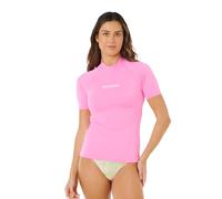 RIP CURL Molokai 2026 - Chaleco de Manga Corta para Mujer, Color Liso, UPF 19QWRV, Color súper Rosa, Talla XL