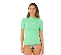 RIP CURL Molokai 2026 - Chaleco de manga corta para mujer, color liso, UPF 19QWRV, color verde, talla M