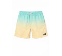Rip Curl Offset Fade Volley - Bañador para niño, Azul Turquesa, 10